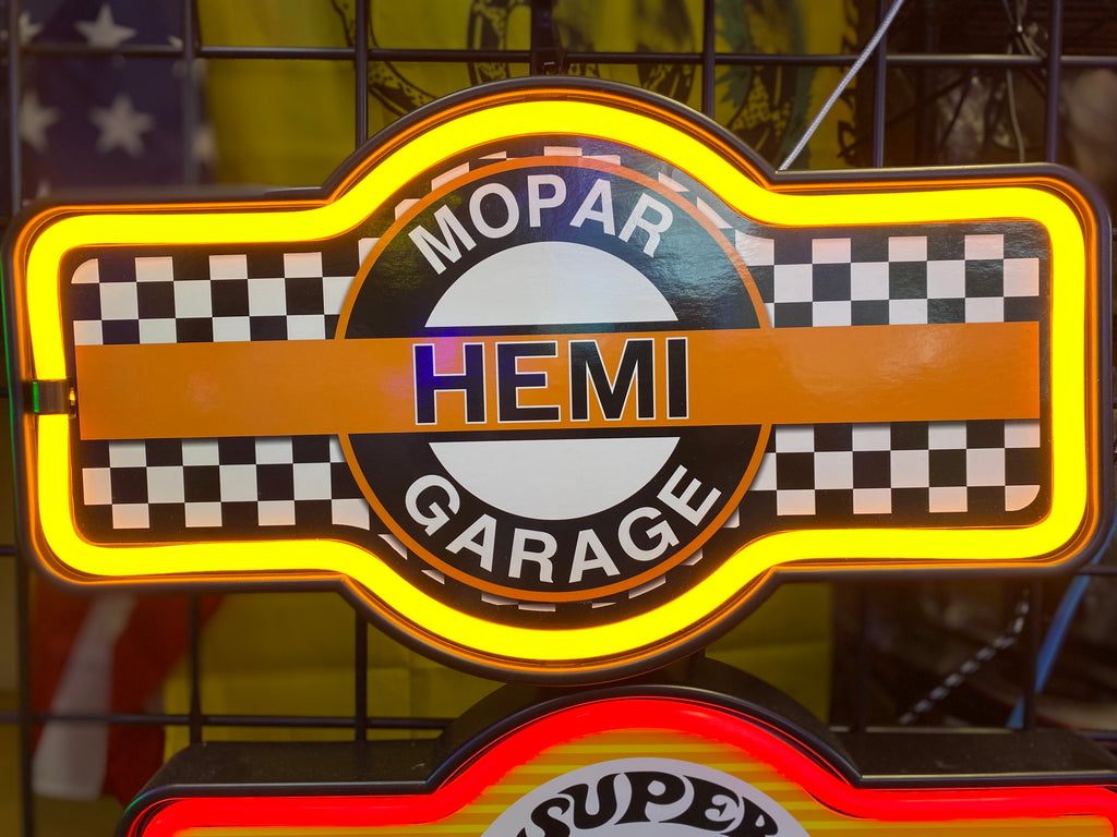 Mopar Led Rope Sign Mopar Hemi Garage Rope LED sign – Best Mancave Store