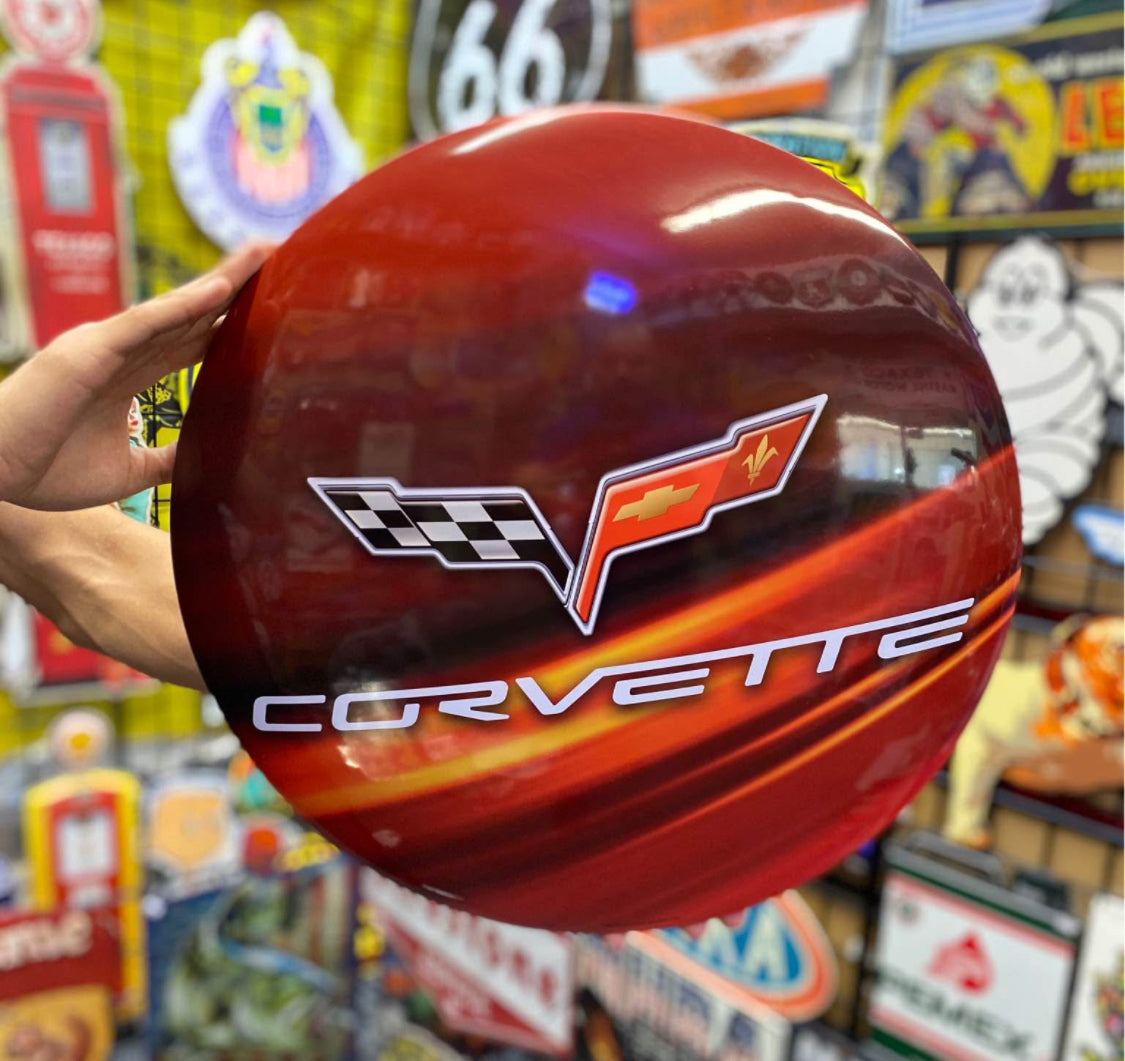 Corvette domed sign