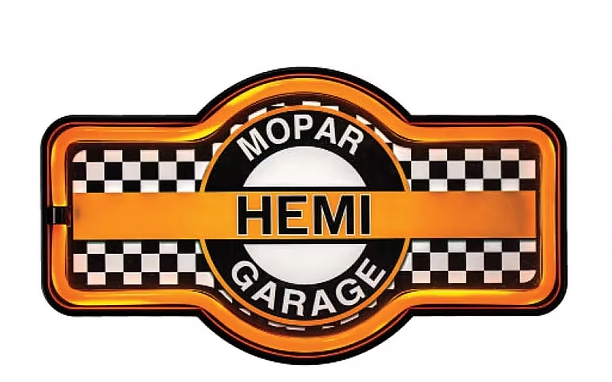 Mopar Hemi Garage Rope LED sign