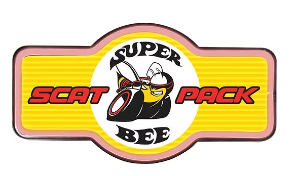 Scat Pack Super Bee Rope LED sign