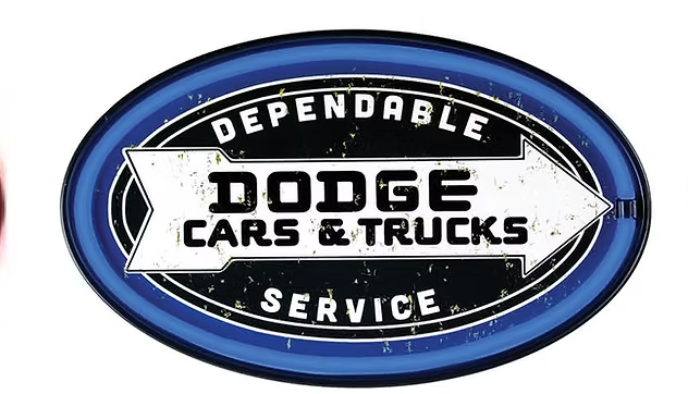 Dodge Cars and Trucks&nbsp; Rope LED Sign