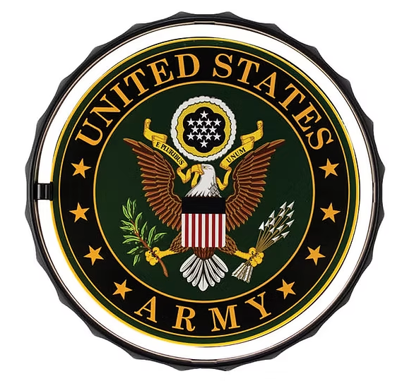 United States Army Rope LED Sign
