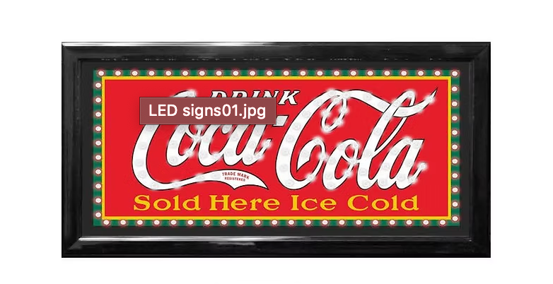 Coca Cola LED Sign