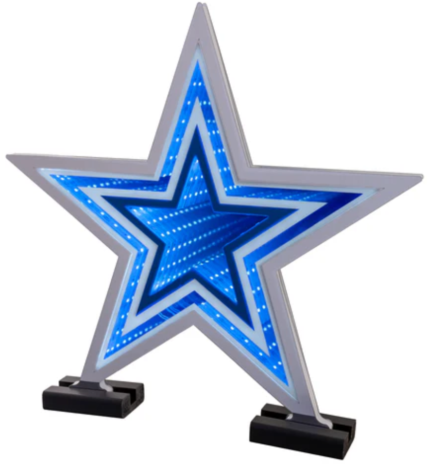 DALLAS COWBOYS LED INFINITY LOGO LIGHT