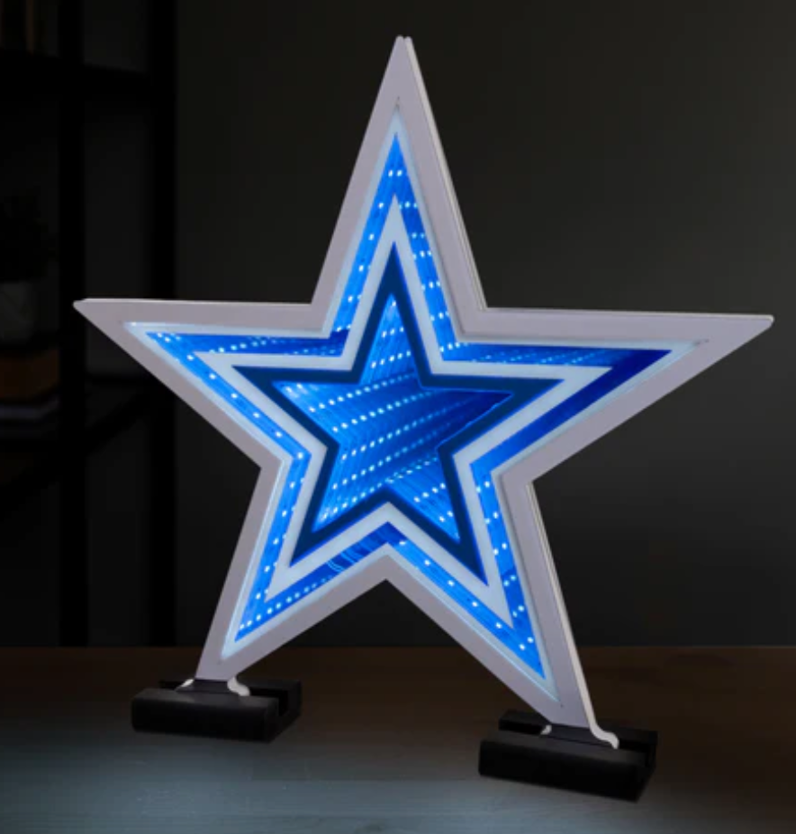 DALLAS COWBOYS LED INFINITY LOGO LIGHT