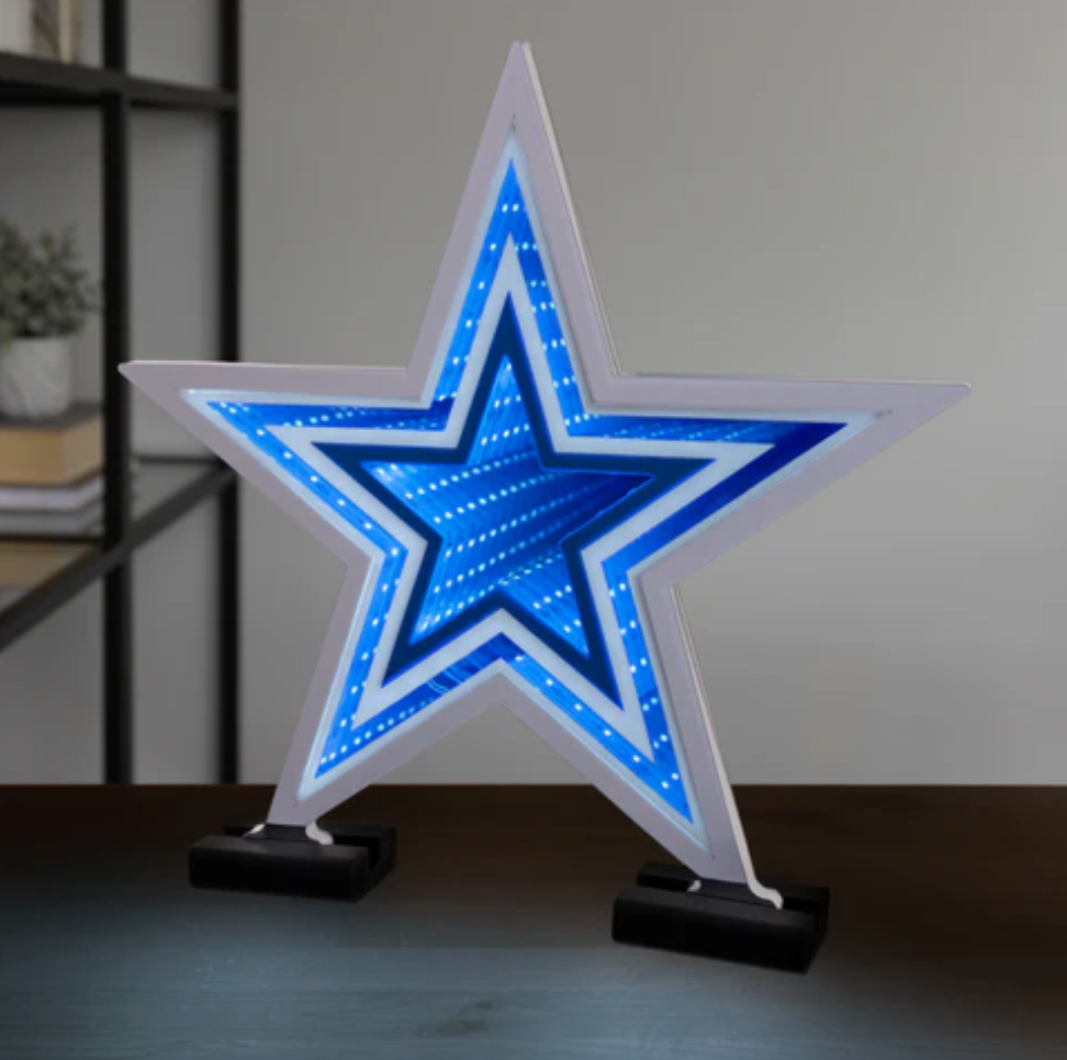 DALLAS COWBOYS LED INFINITY LOGO LIGHT