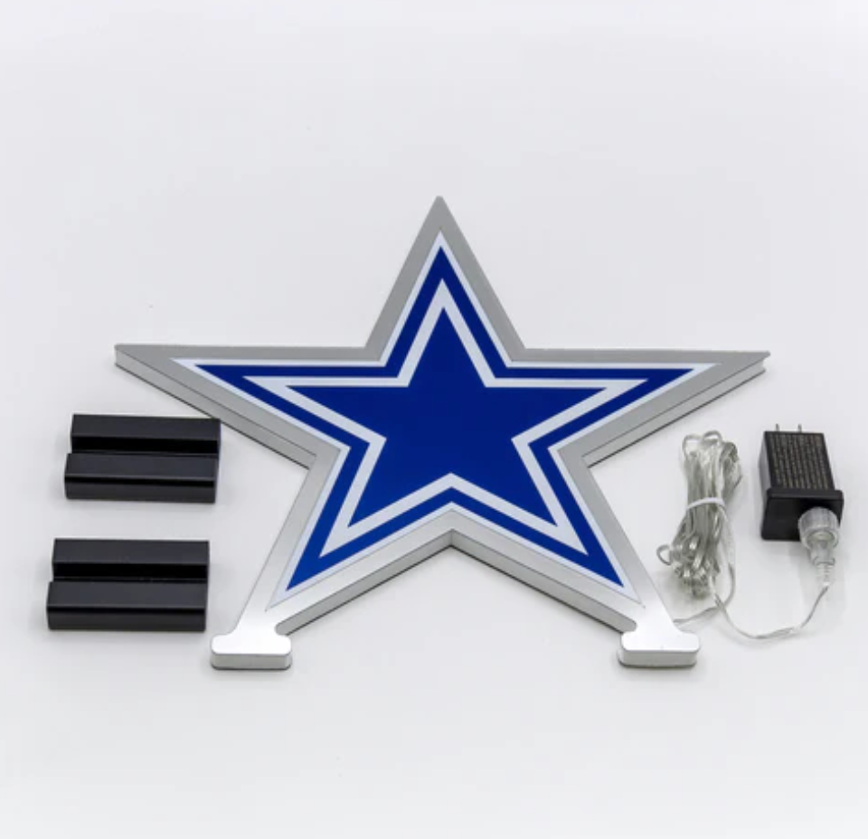 DALLAS COWBOYS LED INFINITY LOGO LIGHT