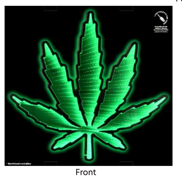 Marijuana Leaf Infinity Mirror LED Light