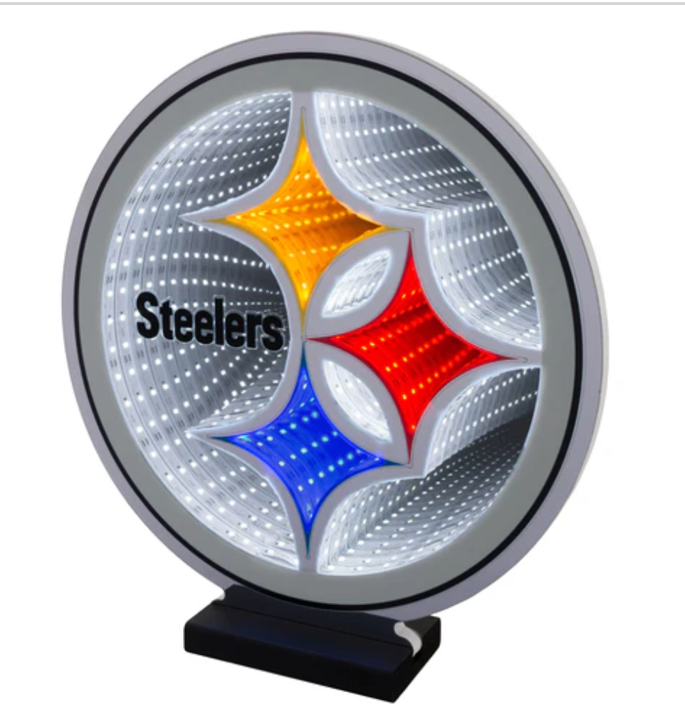 PITTSBURGH STEELERS LED INFINITY LOGO LIGHT