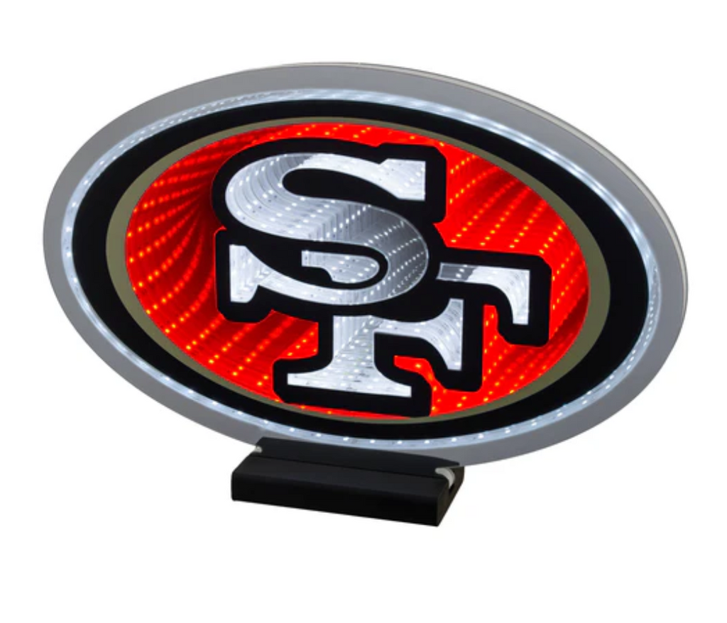 SAN FRANCISCO 49ERS LED INFINITY LOGO LIGHT