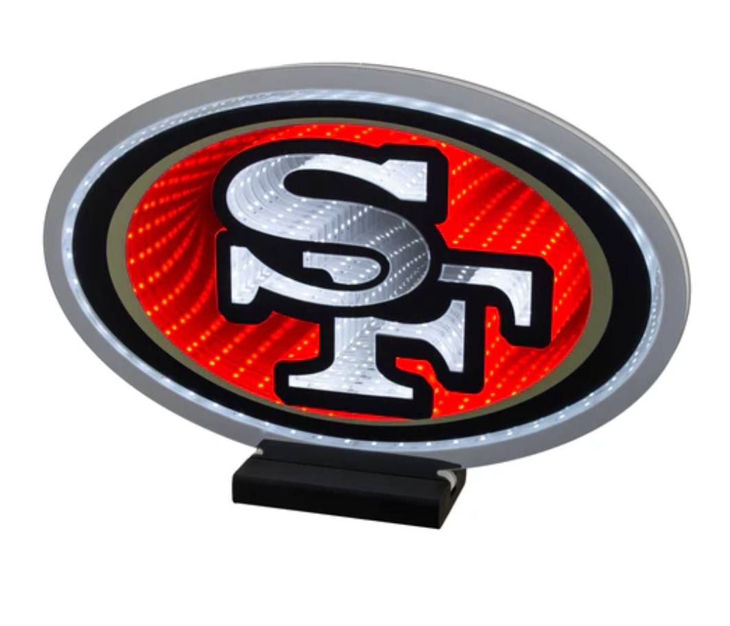 SAN FRANCISCO 49ERS LED INFINITY LOGO LIGHT