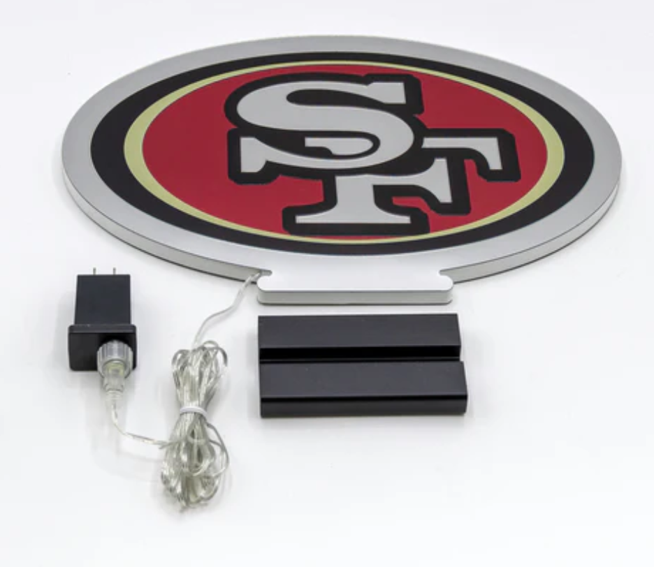 SAN FRANCISCO 49ERS LED INFINITY LOGO LIGHT
