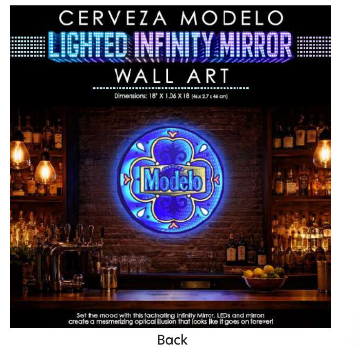 Modelo Especial Infinity Mirror light LED Bar Sign