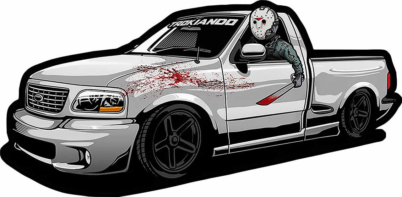 90s Lighting Halloween theme pick up truck