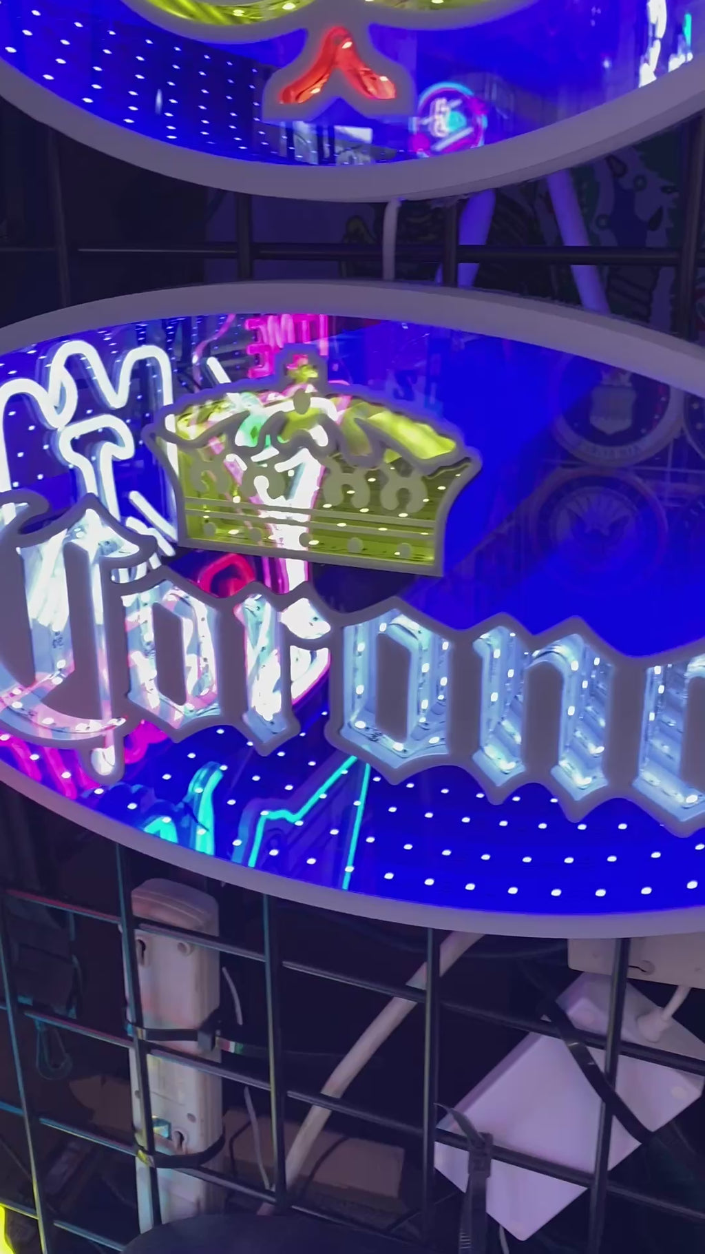 Corona Extra Infinity Mirror LED Light Bar Sign